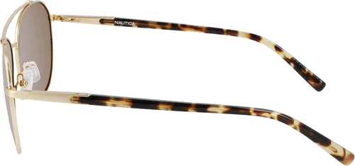 Vista 3 de Nautica N5138S - Gafas de sol polarizadas para hombre oro mate 57-14-145