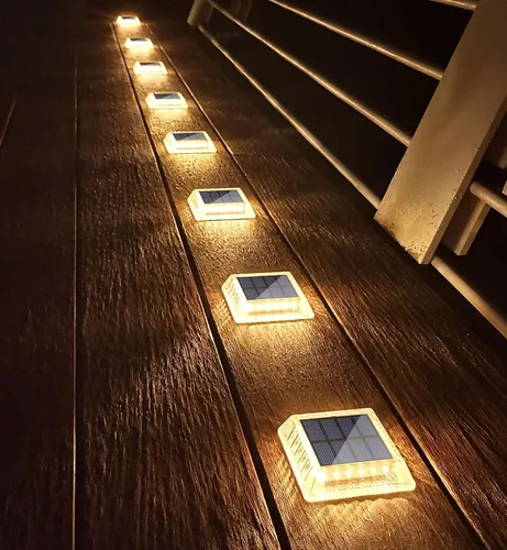 Vista 11 de Lacasa Luz Solar para Exteriores, Juego de 4 Piezas, 30LM, IP68 Resistente al Agua, Luz Solar de Jardín Automática de Encendido/Apagado para Paquete