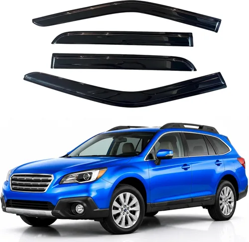 Vista 225 de Visera de ventana IG para Ford Focus Sedán y Hatchback 2012-2018, Protector de ventana lateral para lluvia y viento estilo Mugen, extra duradero
