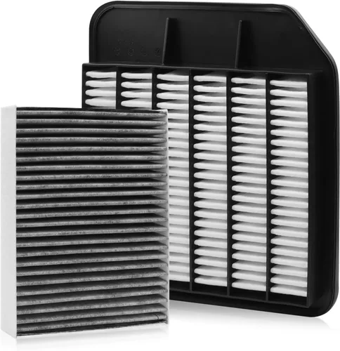 Vista 45 de Filtro de aire de cabina de motor peine para Honda CRV 1.5L (2017-2022), Civic 1.5L (2016-2021)