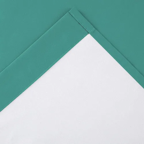 Vista 2 de Rooney 2 paneles de cortinas opacas con aislamiento térmico y forro trasero blanco, cortinas de bloqueo de luz para cualquier ventana pequeña