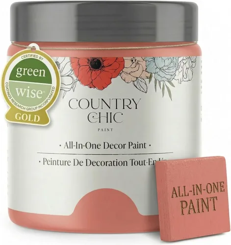 Vista 75 de Country Chic - Pintura a la tiza todo en uno para muebles y armarios, ecológica, acabado mate, con primer y sellador, para madera y metal, Alchemist