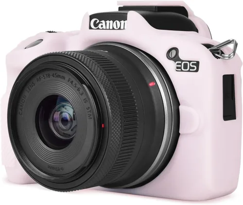 Vista 18 de Rieibi EOSR50 EOS R50 Estuche, Estuche Protector de Silicona Suave para Cámara Vlogging Canon EOS R50 EOSR50, Estuche de Cámara Ligero EOS R50
