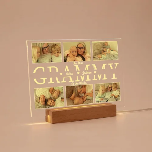 Vista 8 de MOIFAITYA - Placa de collage de fotos personalizada, marcos de fotos personalizados, regalos de fotos para el día de San Valentín, boda, él, pareja