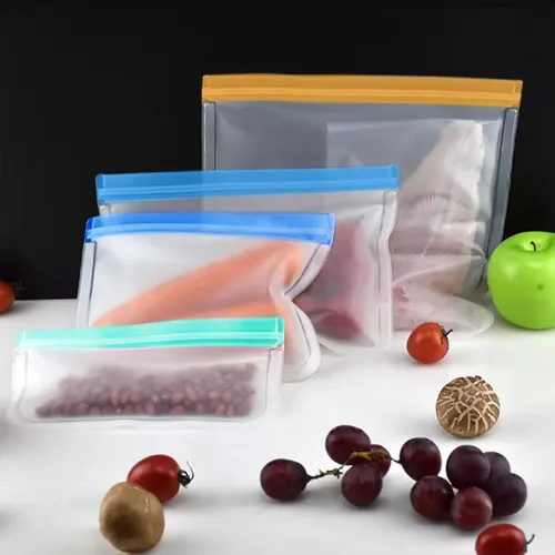 Vista 3 de Paquete de 22 bolsas de almacenamiento reutilizables, sin BPA