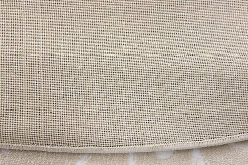 Vista 10 de Unique Loom Rushmore Collection Adams - Alfombra redonda de 5 pies, color beige y marfil