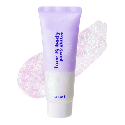 Vista 25 de DAGEDA Gel de purpurina corporal, lentejuelas de gel corporal con purpurina para la cara, sombra de ojos líquida, purpurina gruesa para cara, Negro