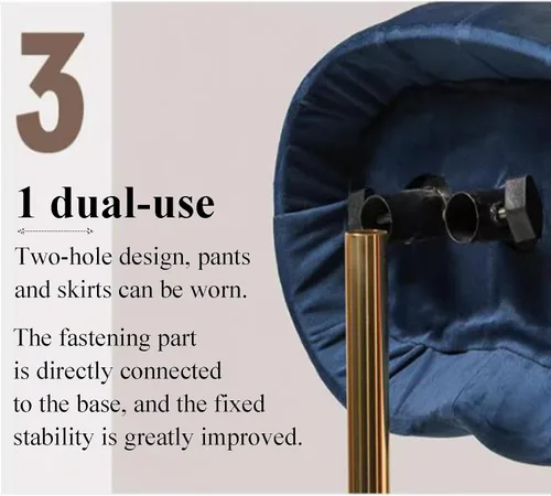 Vista 5 de Mannequin Countertop Velvet Surface Half Body Female with Tripod Stand Adjustable Height Hanging Fashion Form Display