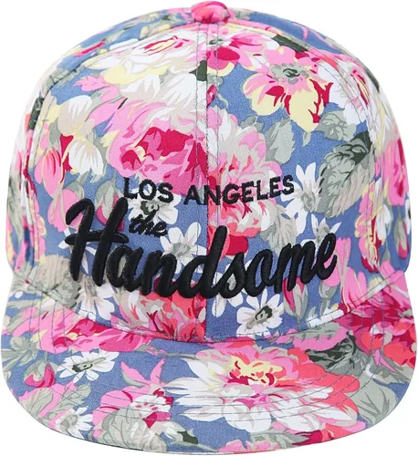 Vista 2 de ZLYC Gorra de béisbol ajustable del Snapback del sombrero del papá de la impresión de la flor