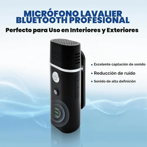Vista 6 de Amplificador de voz inalámbrico con micrófono Lavalier Bluetooth B006