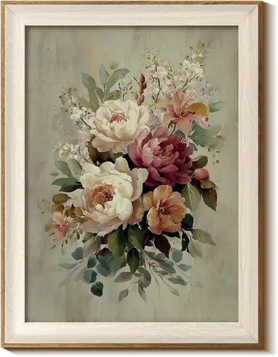 Vista 48 de InSimSea Arte de Pared en Lienzo Enmarcado Decoración de Habitación, Imágenes de Paisaje Costero Clásico para Baño Decoraciones de Pared, Arte