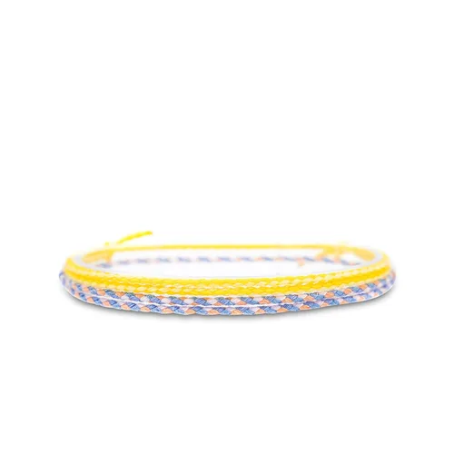 Vista 32 de Made by Nami 2 Pcs Wave String Ankle Bracelets for Women Waterproof & Adjustable Thin Braided Anklet Surfer Boho Ankle Bracelet Set of 2 Beach Multi