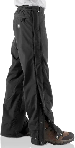 Vista 2 de Carhartt - Pantalón impermeable transpirable para hombre, color negro