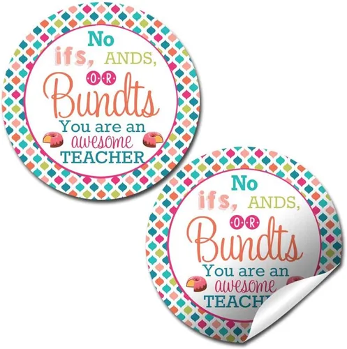 Vista 8 de S'More Teachers Like You Teacher Appreciation Thank You, 40 calcomanías circulares de fiesta de 2 pulgadas por AmandaCreation, ideales para sellos