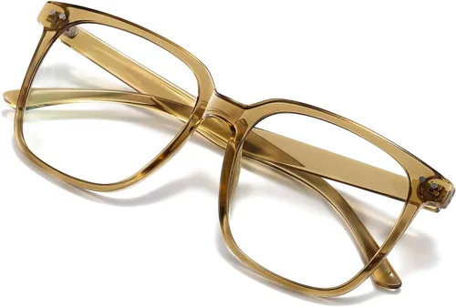 Vista 12 de Oversized Square Blue Light Blocking Glasses for Women Men, Anti Glare Computer Glasses, Reduce Eye Strain