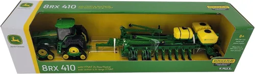 Vista 5 de John Deere 1/64 8RX 410 con sembradora de 24 hileras 1775NT juguete - LP82766
