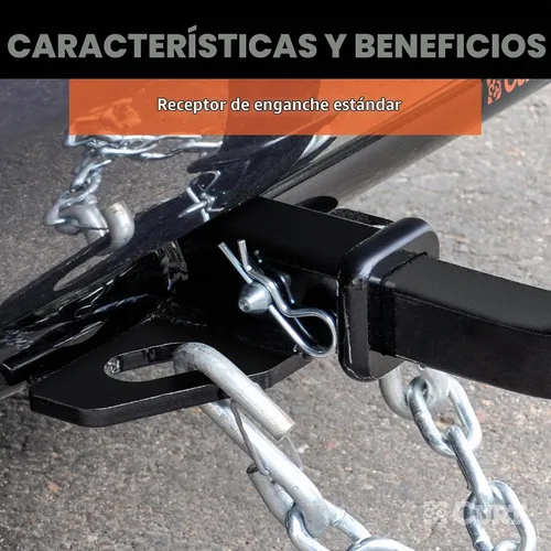 Vista 4 de Enganche para remolque clase 1 con pasadores y presillas, de CURT 11282