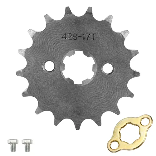 Vista 10 de HIAORS 428 13T 17mm Piñones de Motor Delantero para Motocicleta para 50cc 70cc 110cc 125cc 140cc 160cc TaoTao Roketa Coolster Sunl Lifan Chinese ATV