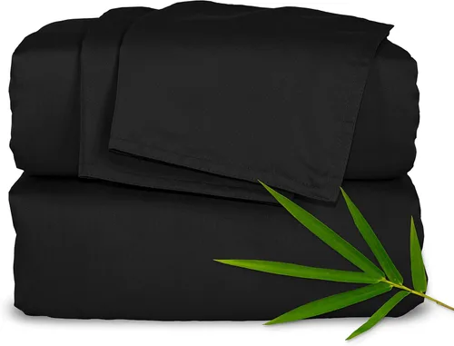 Vista 16 de Pure Bamboo Sábanas Twin, Juego de Sábanas de Cama de Viscosa 100% Orgánica Genuina Derivada de Bambú, Lujosamente Suaves y Refrescantes, Doble