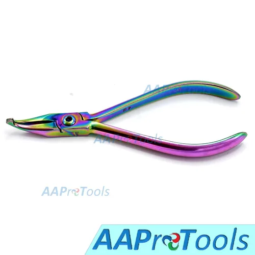 Vista 3 de Color Titanium multi del arco iris cómo curvó el instrumento de doblez dental del alambre de la ortodoncia del alicates
