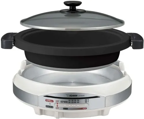 Vista 2 de Zojirushi EP-RAC50 Gourmet d'Expert - Sartén eléctrica de 1350 vatios