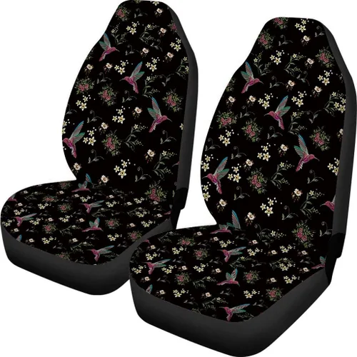 Vista 46 de Juego de 2 fundas de asiento delantero de automóvil, con diseño de bandera estadounidense, juego de 2 accesorios automotrices extraíbles, ajuste