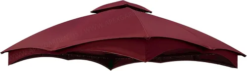 Vista 6 de APEX GARDEN Toldo Superior de Repuesto para Gazebo Lowe's Allen Roth 10X12 #GF-12S004B-1 (Gris)