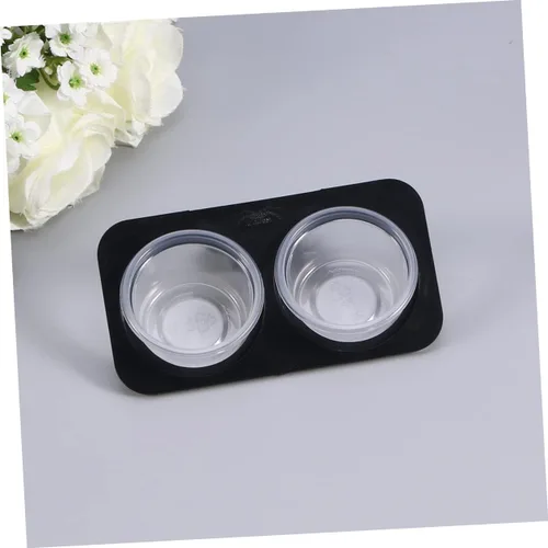 Vista 9 de POPETPOP 2pcs Pet Bowls para reptiles lagarto Gecko alimentador reptil comida tazón fácil limpieza