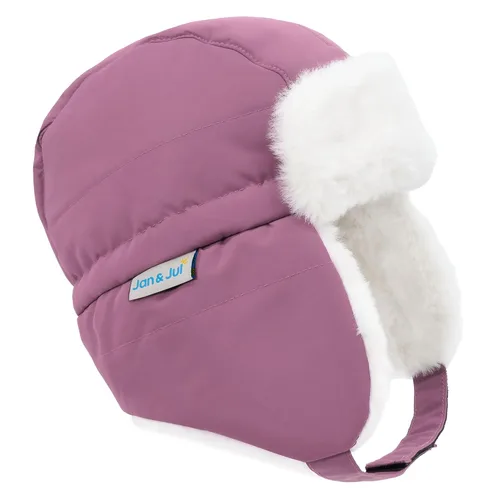 Vista 17 de JAN & JUL Gorro de invierno impermeable para bebés y niños Oso