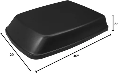 Vista 7 de ICON Penguin Dometic cubierta de aire acondicionado térmica doble, Negro