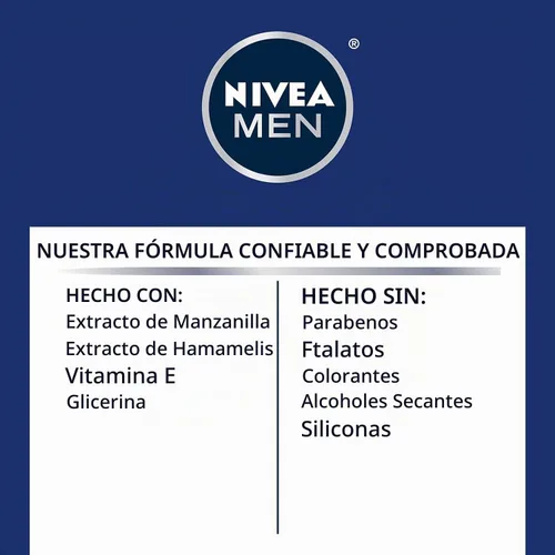 Vista 5 de Bálsamo para después del afeitado NIVEA FOR MEN Sensitive 3.30 oz (paquete de 2)