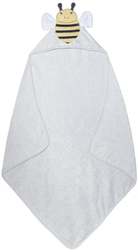 Vista 64 de Hudson Baby Toalla con capucha unisex de algodón con cara de animal para bebé, cocodrilo, talla única