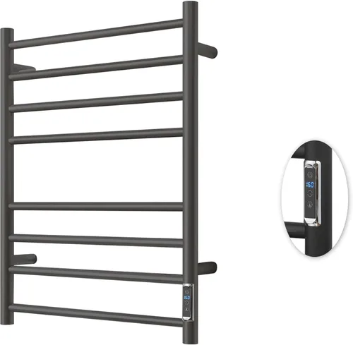 Vista 12 de Toalleros térmicos para baño, calentadores eléctricos de pared con temporizador y control de temperatura, calentador para baño, cepillado