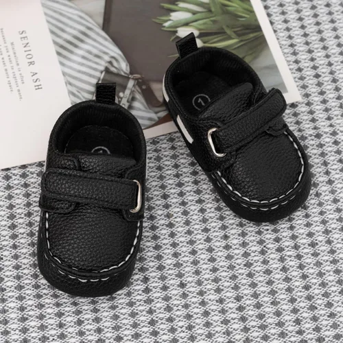 Vista 3 de Aploxphy Mocasines clásicos para bebés, niñas y niños, zapatos de vestir Oxford para bebés y niñas, zapatos de vestir para precaminantes, mocasines