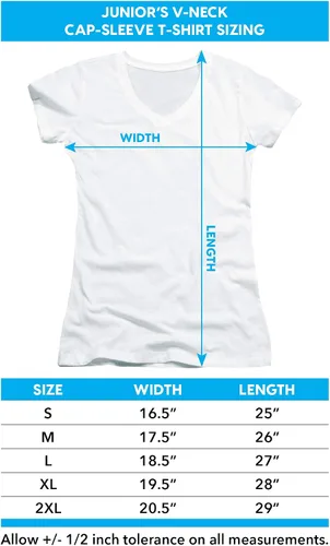 Vista 2 de Chevrolets Chevy Bowtie Stacked Junior Sheer Fit V-cuello camiseta