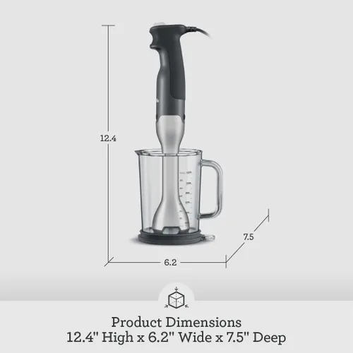 Vista 7 de Breville Licuadora de inmersión con control BSB510XL