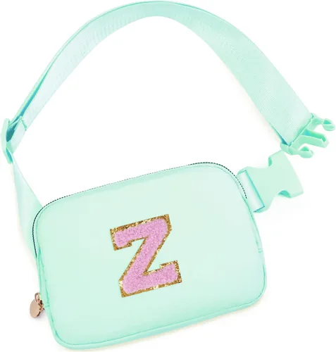 Vista 123 de Bolsa de cinturón para niñas y mujeres, bolsas cruzadas, riñonera, riñonera personalizada, Negro, Small