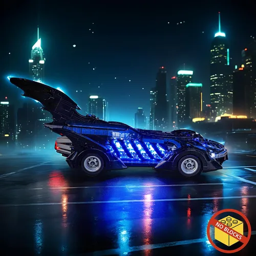Vista 7 de BrickBling - Luz LED solamente, compatible con Lego Forever Batmobile
