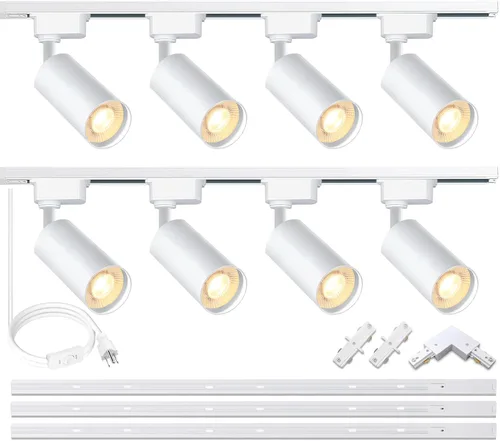 Vista 17 de GU10 - Kit de luces de pista blancas de 6 luces, 10 W, 3000 K