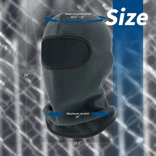 Vista 6 de YESLIFE Máscara de esquí, pasamontañas para hombres y mujeres, esquí, snowboard, motocicleta, protección UV y protección contra el viento