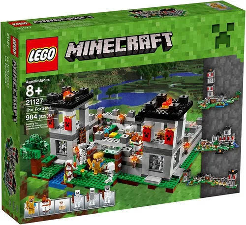 Vista 5 de Juego de construcción de aldea de LEGO Minecraft 21128., Negro