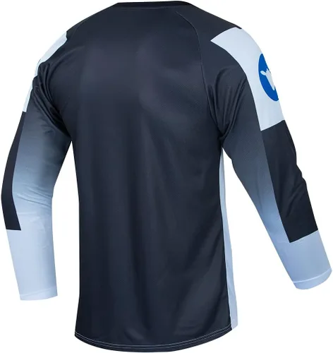 Vista 2 de Camiseta de manga larga para hombre de bicicleta de montaña, camiseta de ciclismo todoterreno, absorbe la humedad y de secado rápido