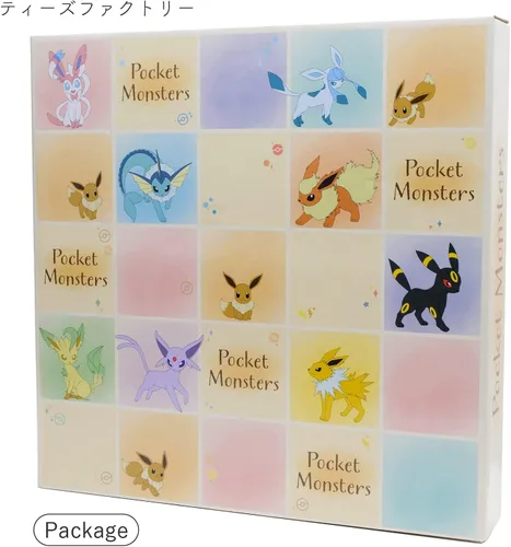 Vista 4 de T'S Factory 2926223 Pocket Monster Eevee Friends - Reloj de pared, color beige, analógico, silencioso, de segunda mano