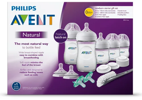 Vista 3 de Philips Avent - Set de regalo para recién nacido, Set para principiantes, Transparente