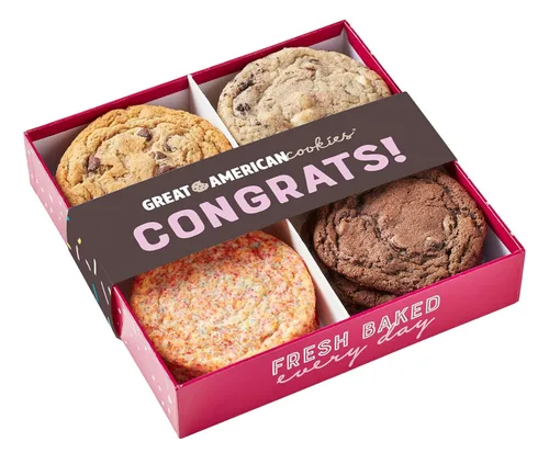 Vista 15 de Great American Cookies – 12 galletas assortidas recién horneadas – horneadas a diario, preparadas a mano y nunca congeladas – Ideales