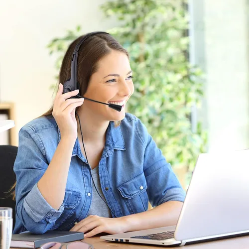 Vista 6 de Yunsailing Paquete de 30 auriculares para aula con micrófono, negro