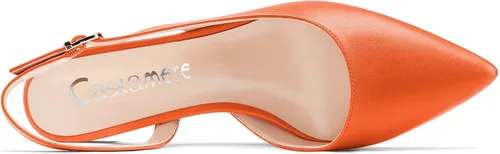 Vista 4 de Castamere Zapatos de tacón bajo de bloque grueso para mujer, con puntera puntiaguda, zapatos clásicos y lindos para fiesta, oficina, 1.4 pulgadas
