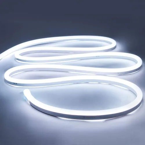 Vista 22 de iNextStation Blue LED Light Strip, 16.4ft/5m 12V Silicone Flexible Neon Rope Lights, IP65 Waterproof Cuttable LED Strip Lights for Gaming Room