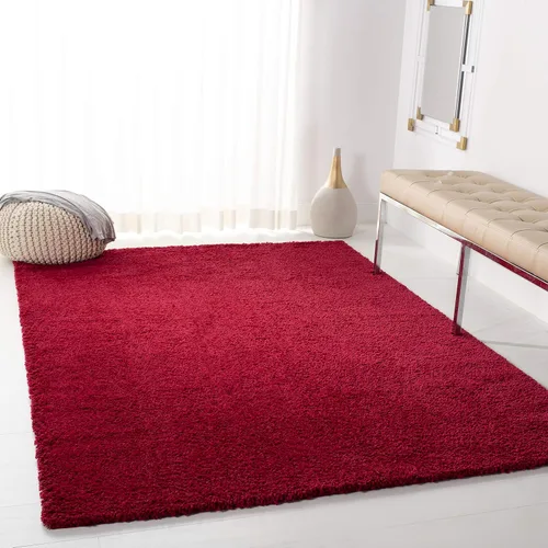 Vista 84 de SAFAVIEH Colección August Shag - Alfombra de área de 6 x 9 pies, color lila, diseño sólido, no desprende pelusa y de fácil cuidado, grosor de 1.2