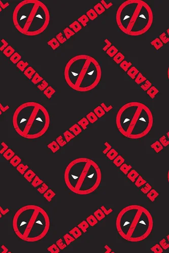 Vista 3 de Pantalones de pijama con estampado de Deadpool para hombre de Marvel Negro